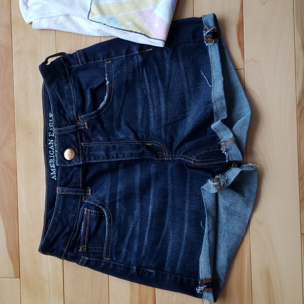AE denim jean shorts
